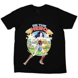Wonder Woman Unisex Adult Be The Hero T-Shirt / Black